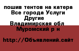    пошив тентов на катера - Все города Услуги » Другие   . Владимирская обл.,Муромский р-н